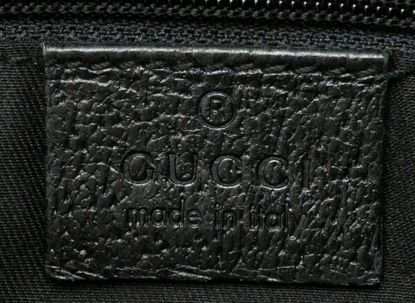 11580956 8 Gucci GG Body Bag Waist Pouch Leather Black