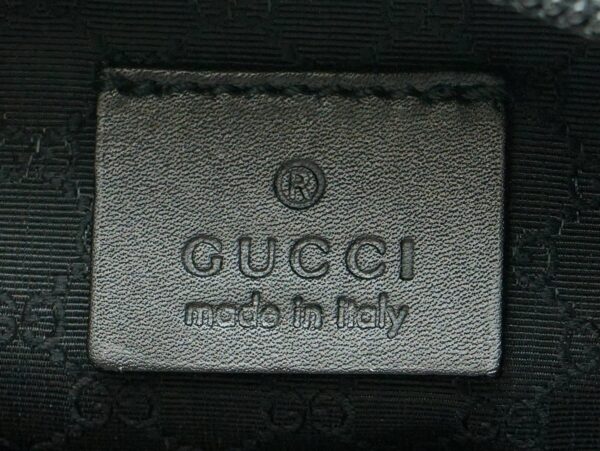 11580981 6 Gucci Denim Pouch Multi Pouch Black Denim Leather