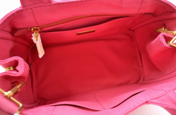 11581175 4 Prada Canapa Denim 2way Tote Shoulder Bag Pink