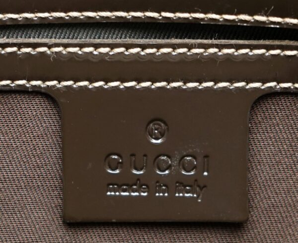 11581612 8 Gucci GG Supreme Shoulder Bag Leather Khaki Beige Brown