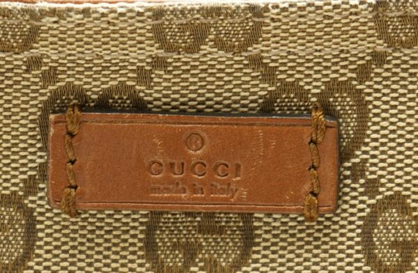 11590208 8 Gucci GG Canvas Shoulder Bag Crossbody Sherry Line Khaki Brown Brown