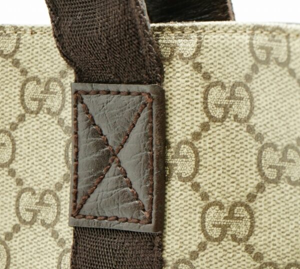 11590245 5 Gucci GG Supreme Handbag Tote Bag Khaki Beige Brown