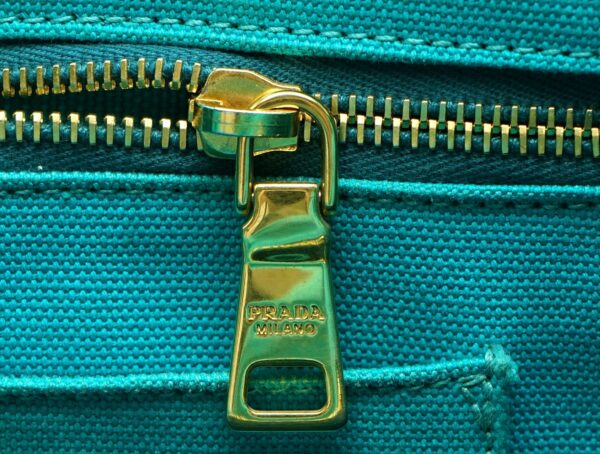 11590261 6 Prada Canapa Tote Bag Emerald Green