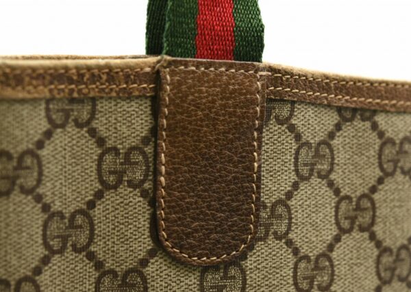 11590420 6 Gucci Sherry Line GG Plus Shoulder Tote Bag Khaki Beige Brown