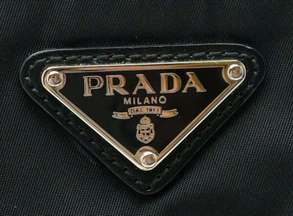 11590706 8 Prada Leather Nylon Waist Body Bag Black