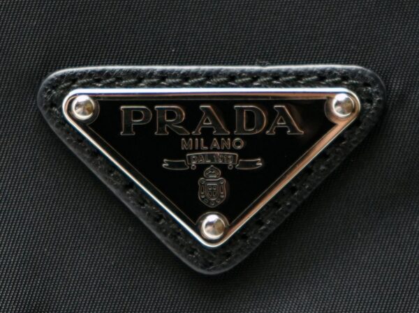 11590707 8 Prada Nylon Leather Diagonal Messenger Bag Black