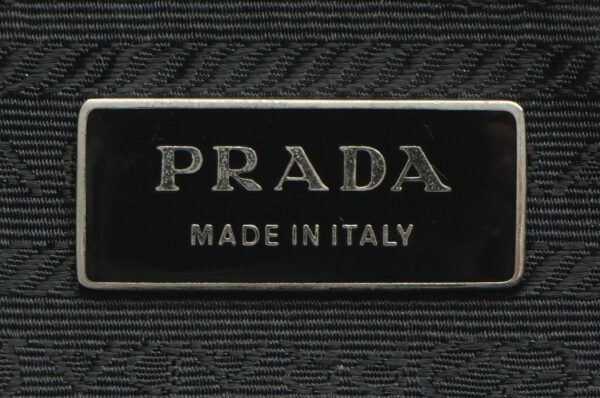 11590833 8 Prada Nylon Leather Crossbody Shoulder Bag Black