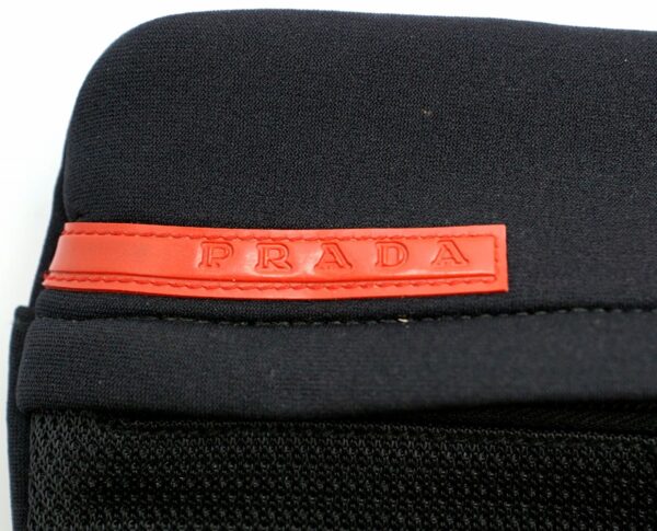 11590940 8 Prada Sports Nylon Shoulder Crossbody Bag Black Red