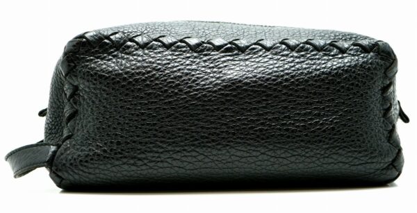 11591149 Bottega Veneta Intrecciato Clutch Bag Black