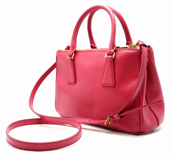 11591362 1 Prada Saffiano Leather 2way Shoulder Handbag Pink