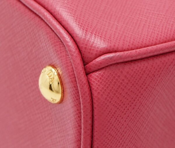 11591362 2 Prada Saffiano Leather 2way Shoulder Handbag Pink