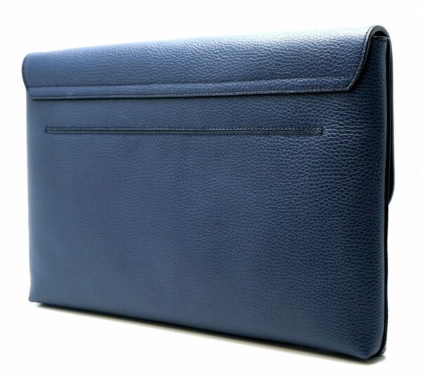 11591510 1 Gucci Clutch Bag Business Bag Leather Navy Blue