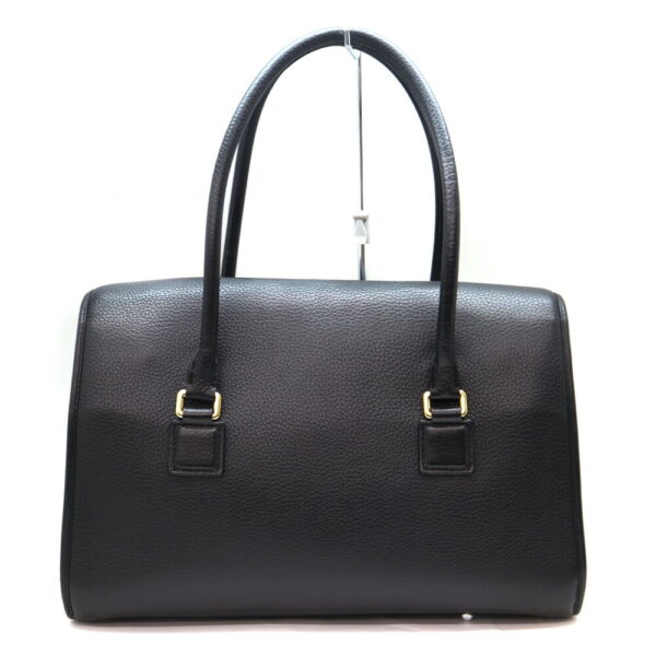 11597 2 Loewe Alamo 36 Leather Handbag Black