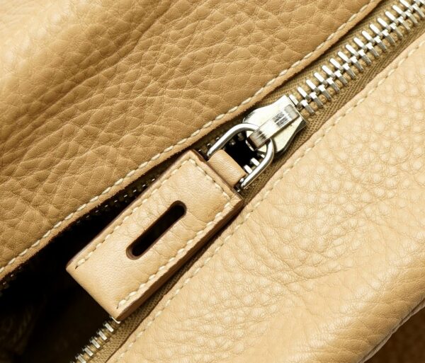 11600058 5 Prada Embossed Leather Mini Handbag Light Brown