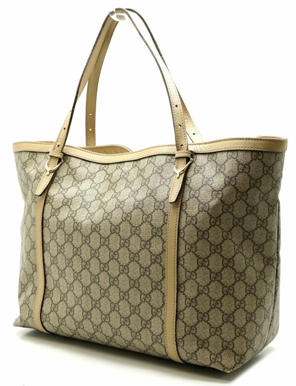 11600773 1 Gucci GG Supreme GG Plus Tote Bag Shoulder Tote Brown Beige