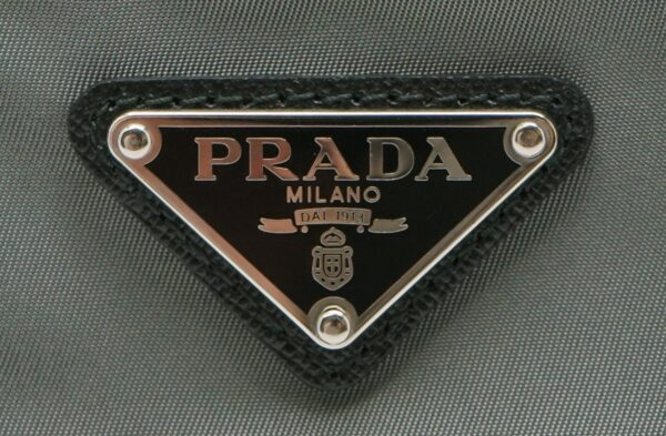 11600978 8 Prada Multi Pouch Accessory Case Nylon Leather Ardesia Gray