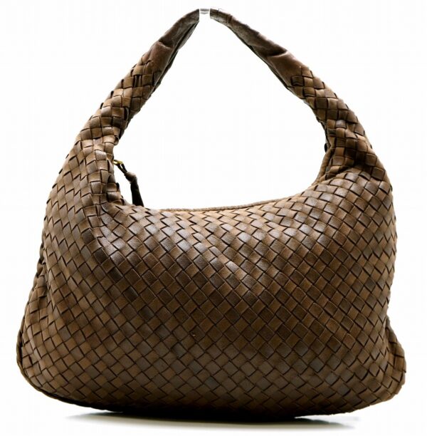 11601154 Bottega Veneta Intrecciato Hobo Shoulder Bag Brown