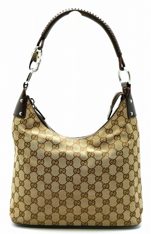 11601212 Gucci GG Canvas Shoulder Bag Shoulder Khaki Beige Brown