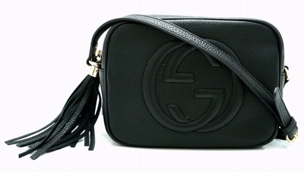 11601217 Gucci Soho Disco Bag Leather Black