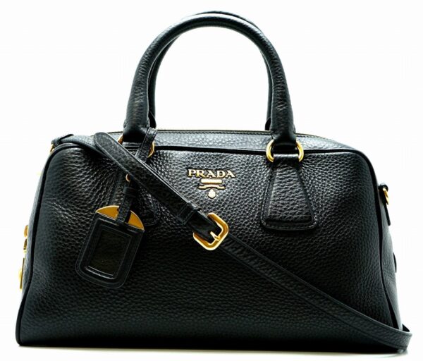 11601537 Prada 2WAY Shoulder Bag Leather Nero Black