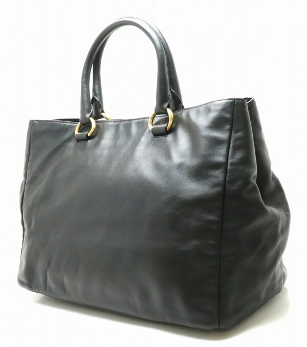 11610142 1 Prada Tote Bag Shoulder Leather Nero Black