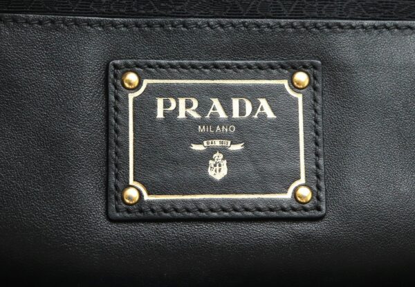 11610142 8 Prada Tote Bag Shoulder Leather Nero Black