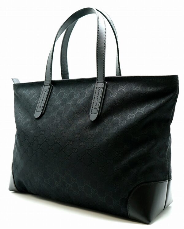 11610564 1 Gucci GG Tote Bag Shoulder Tote Leather Black