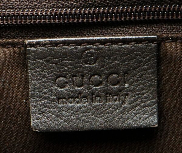 11610790 8 Gucci GG Canvas Shoulder Bag Shoulder Leather Khaki Beige Brown