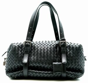 11610828 Prada Shoulder Nylon Leather Bag Nero Black