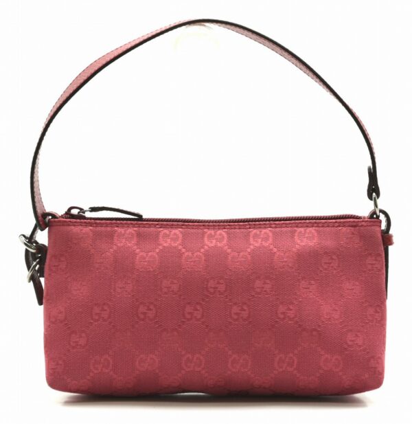 11610907 Gucci GG Accessory Pouch Handbag Leather Rose Pink