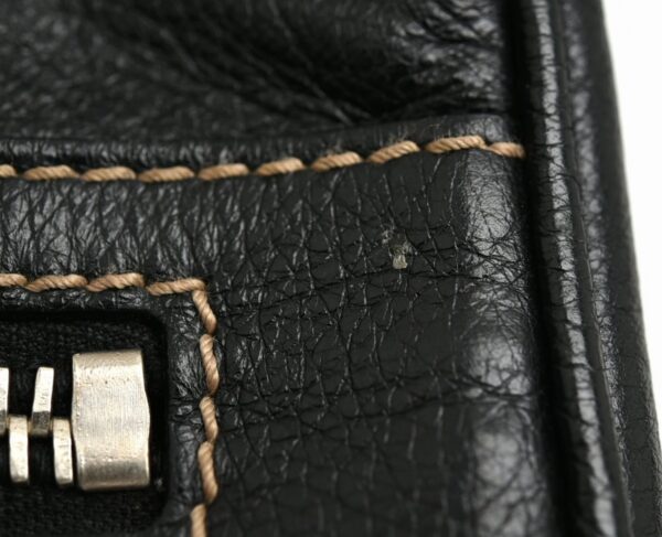 11611602 7 Gucci Leather Shoulder Bag Black