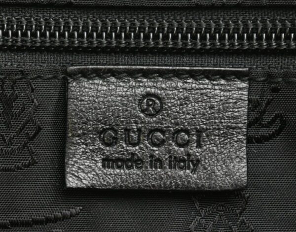 11611602 8 Gucci Leather Shoulder Bag Black