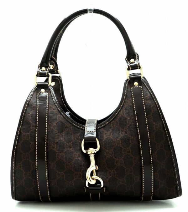 11611623 Gucci GG Supreme Shoulder Bag Brown