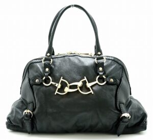 11620054 Prada Handbag 2WAY Shoulder Bag Side Ribbon Patent Leather Black