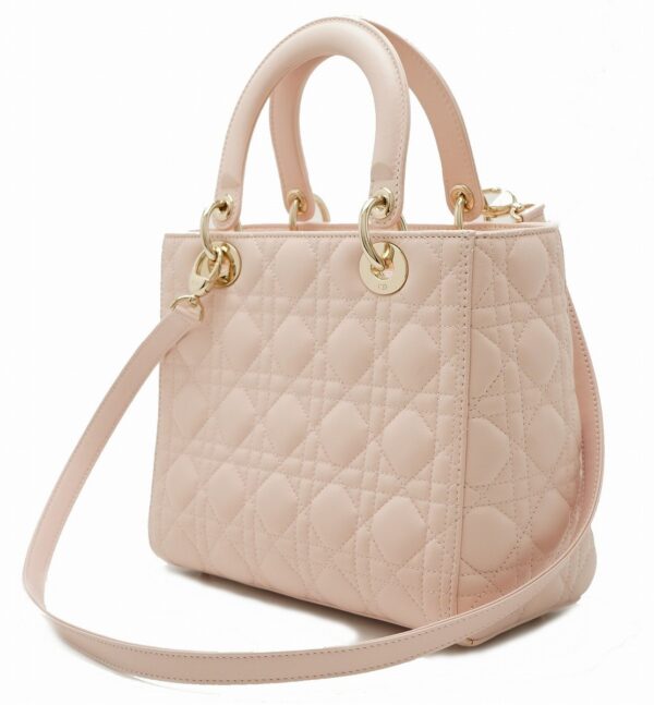 11620350 1 Christian Dior Cannage Lady Dior Handbag Pink