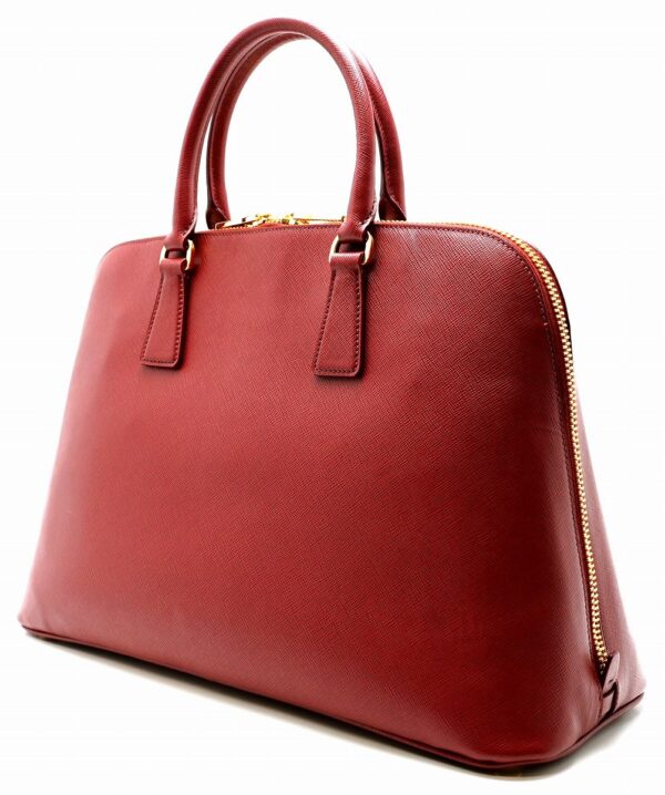 11620511 1 Prada Handbag Saffiano Leather Cerise Red