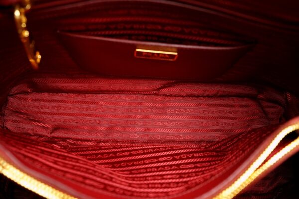 11620511 4 Prada Handbag Saffiano Leather Cerise Red