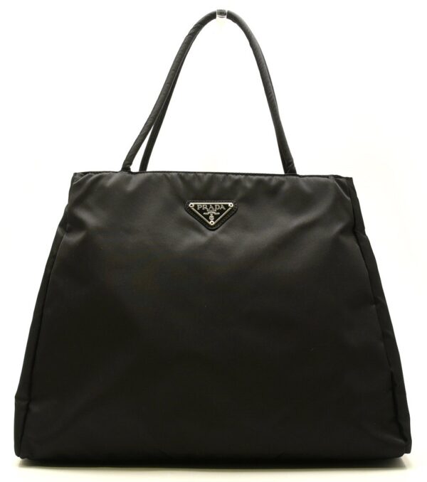 11620529 Prada Nylon Tote Bag Shoulder Tote Black