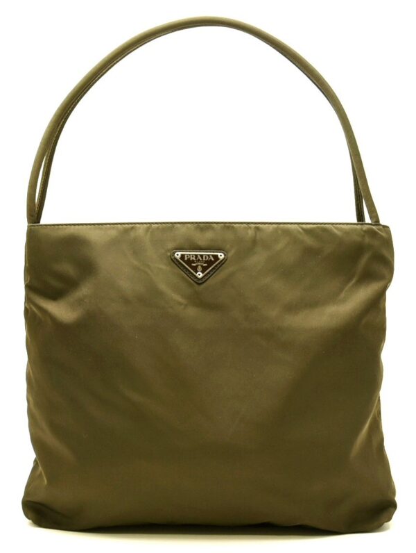 11620532 Prada Nylon Tote Bag Shoulder Tote Khaki