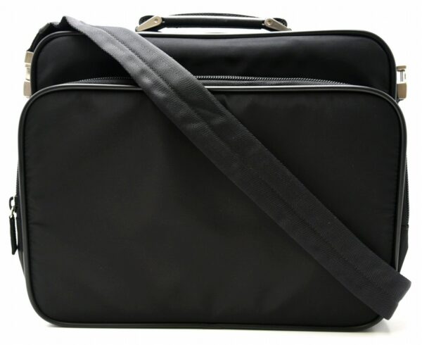 11620543 Prada Nylon Business Bag Nero Black