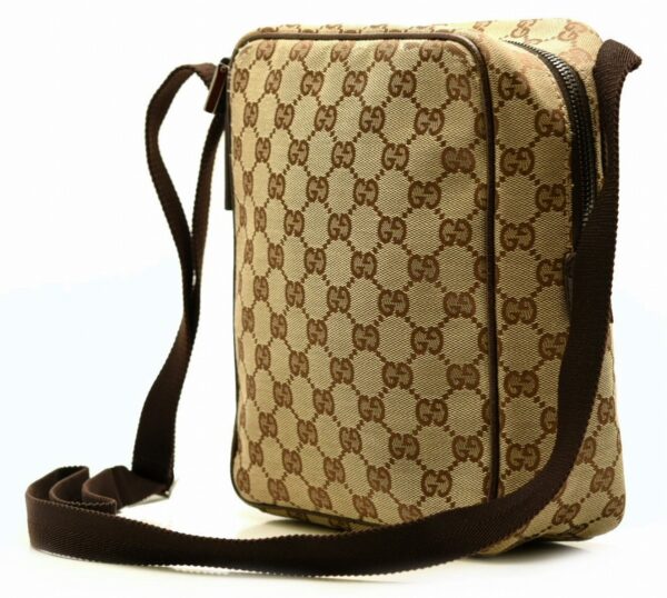 11620570 1 Gucci GG Canvas Shoulder Bag Khaki