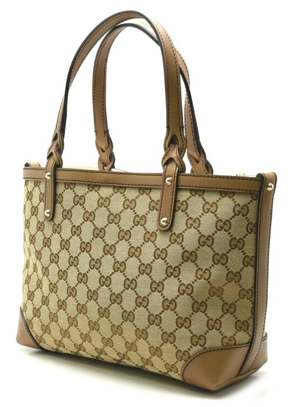 11620622 1 Gucci GG Canvas Mini Tote Bag Khaki