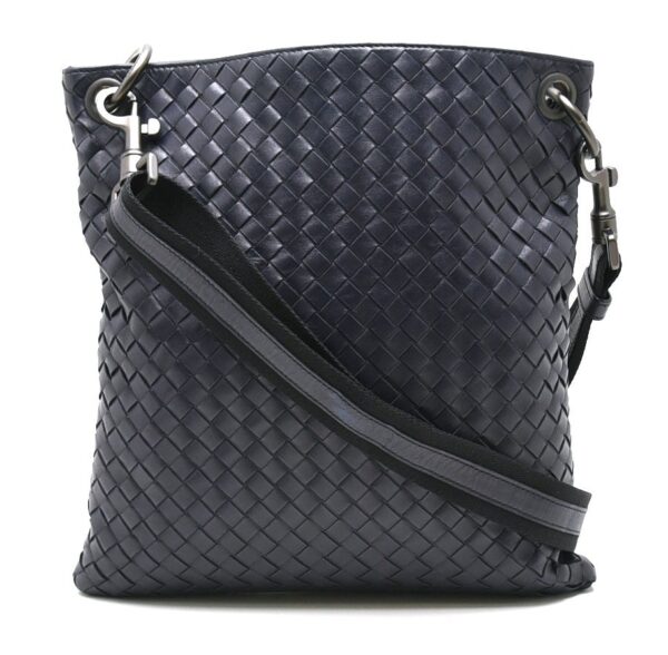 11620625 Bottega Veneta Crossbody Shoulder Bag Navy