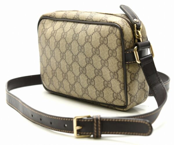 11620697 1 Gucci GG Supreme Shoulder Bag Beige