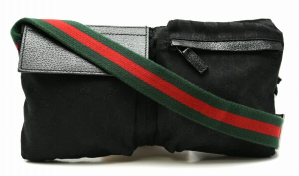 11620791 Gucci GG Waist Bag Black