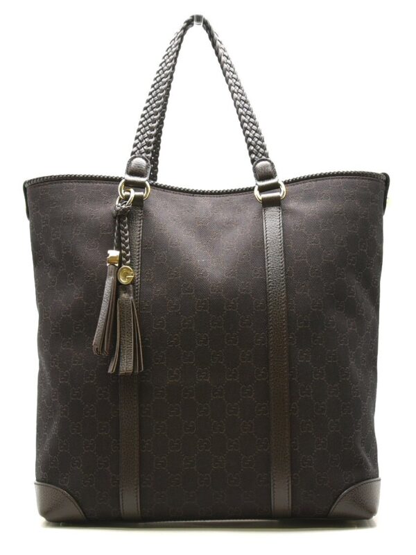 11620824 Gucci GG Tote Bag Brown