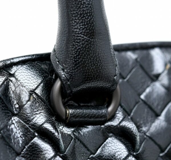 11620847 6 Bottega Veneta Intrecciato Handbag Black