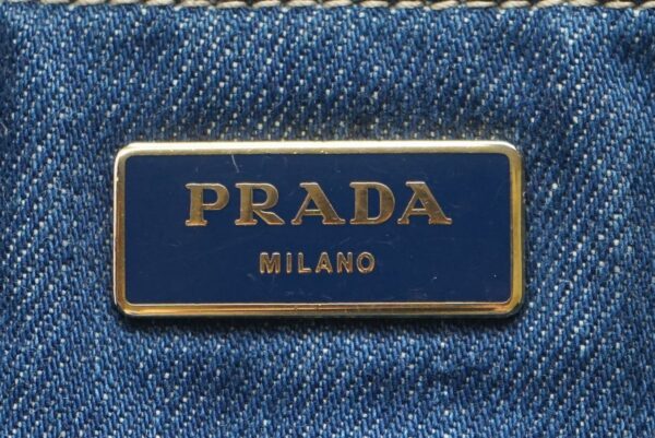 11620849 7 Prada Canapa Tote Bag Handbag Denim Blue