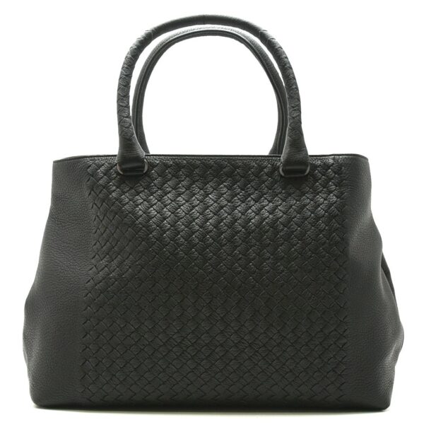 11621078 Bottega Veneta Intrecciato Tote Bag Black