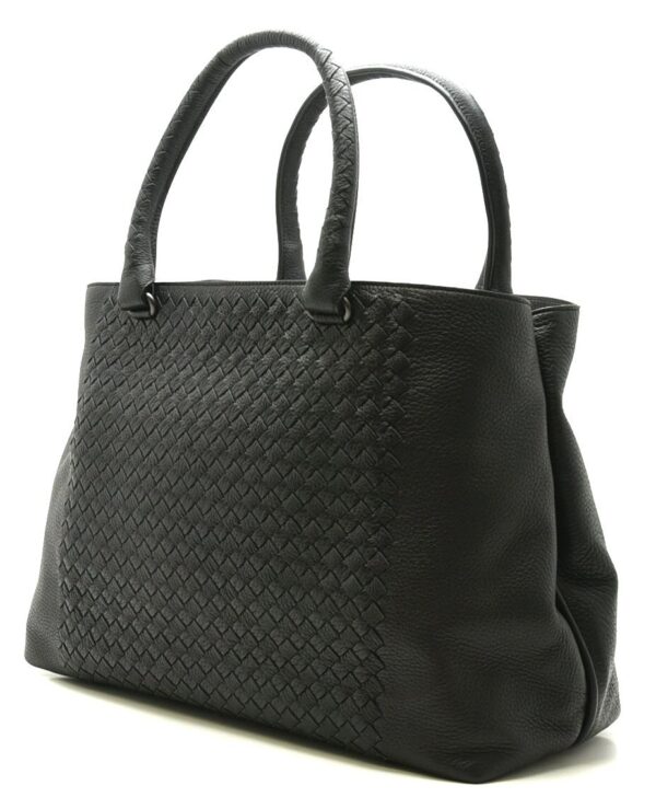 11621078 1 Bottega Veneta Intrecciato Tote Bag Black